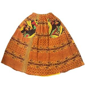 Jaded Gypsy OOAK Kantha Maxi Skirt, One Size Fits Most